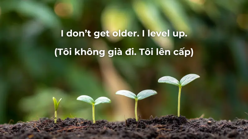 I don't get older, I'm Level up