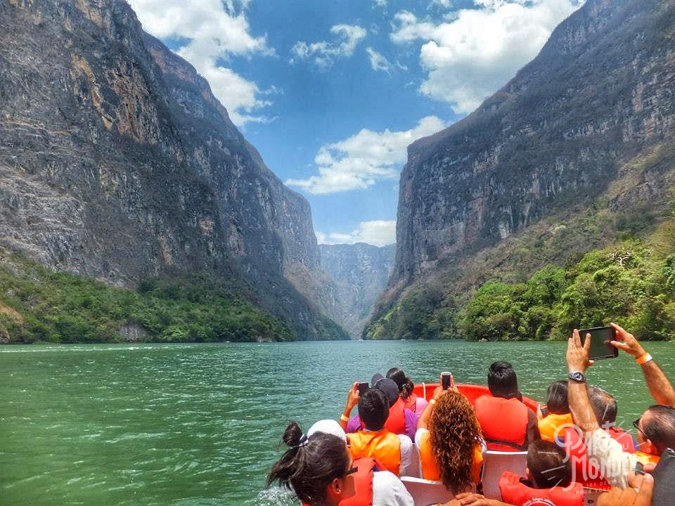 Take a boat ride through Sumidero Canyon.